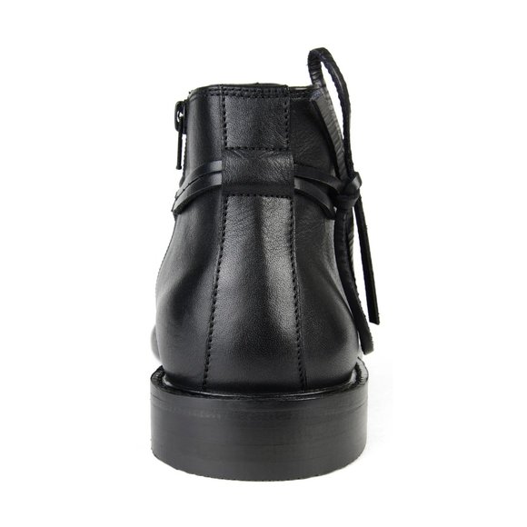 Thomas & Vine Slouchy Leather Boot NEW Men's 14 BLACK - Picture 7 of 16